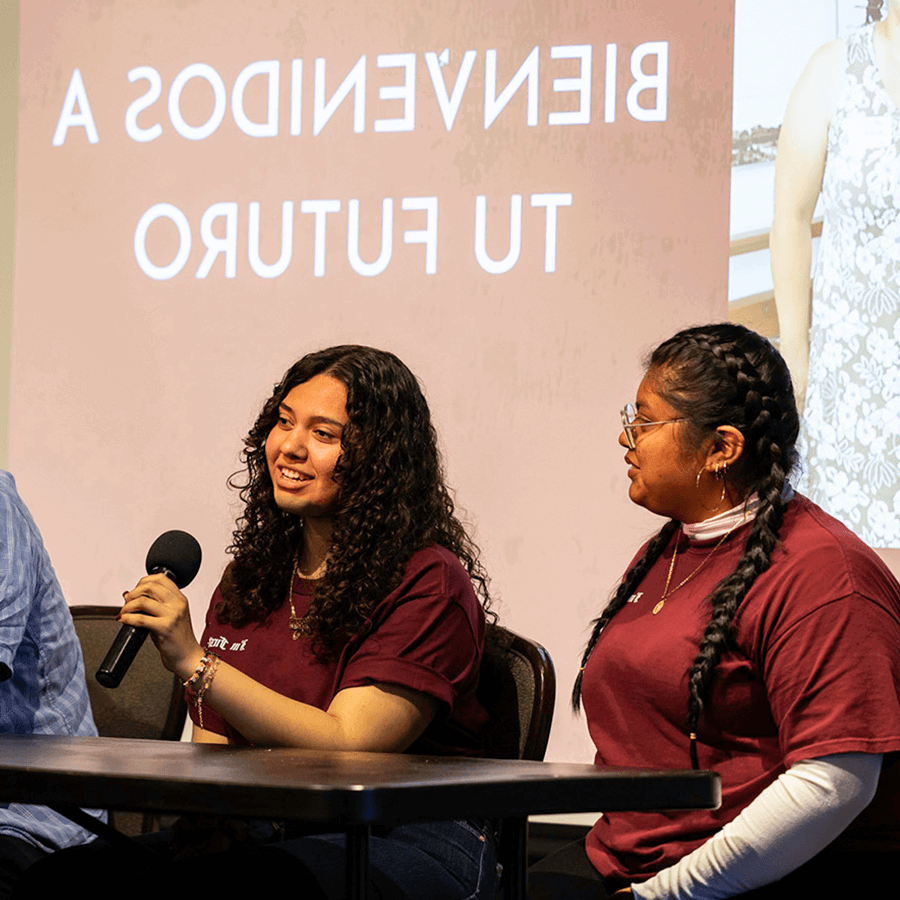 Image Carousel - Admitted student speaker panel